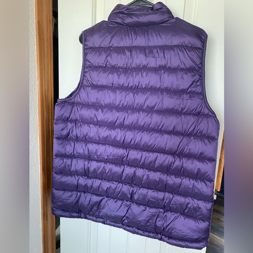 32 Degrees Purple Puffer Vest - Picture 4 of 4
